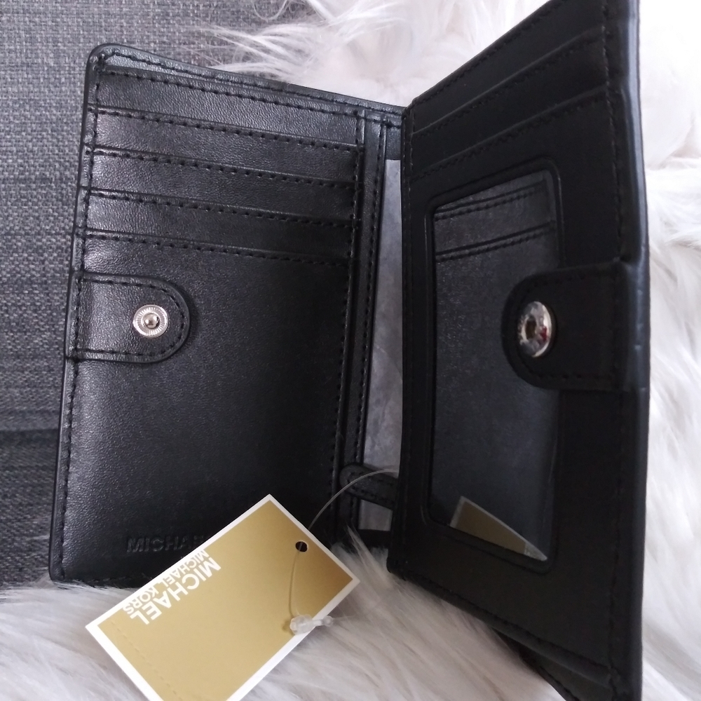 NWT MICHAEL KORS LEATHER JET SET CHARM MEDIUM SLIM - Picture 3 of 11